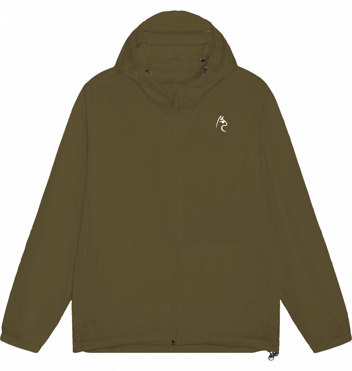 Fit Jacket White - The Lifting Lama Shirt