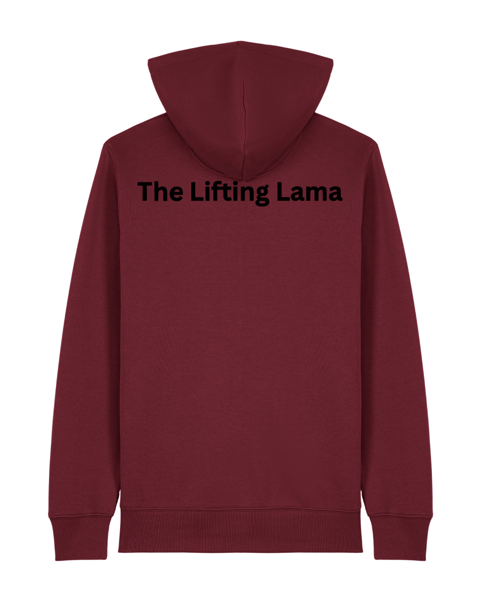 Original Lama Black Zoodie - The Lifting Lama Hoodie
