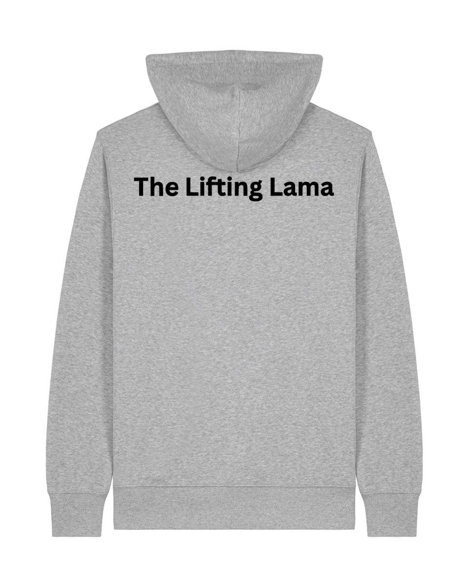 Original Lama Black Zoodie - The Lifting Lama Hoodie