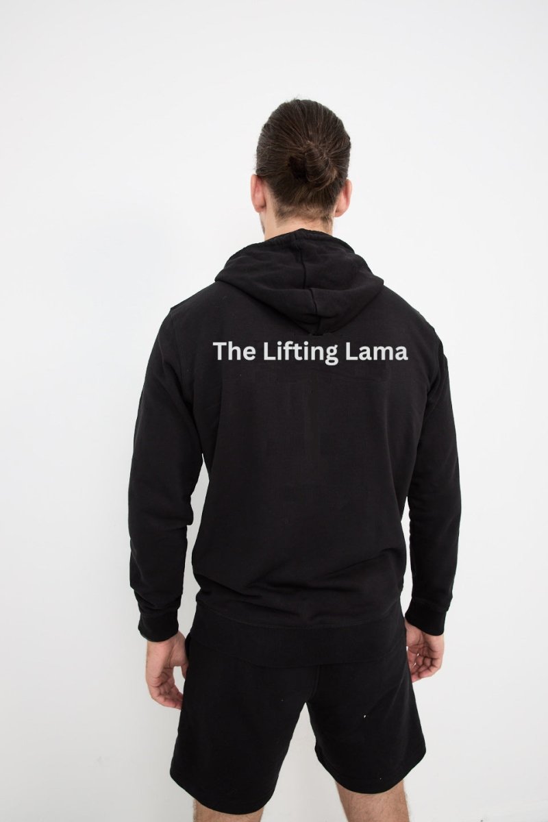 Original Lama Black Zoodie - The Lifting Lama Hoodie