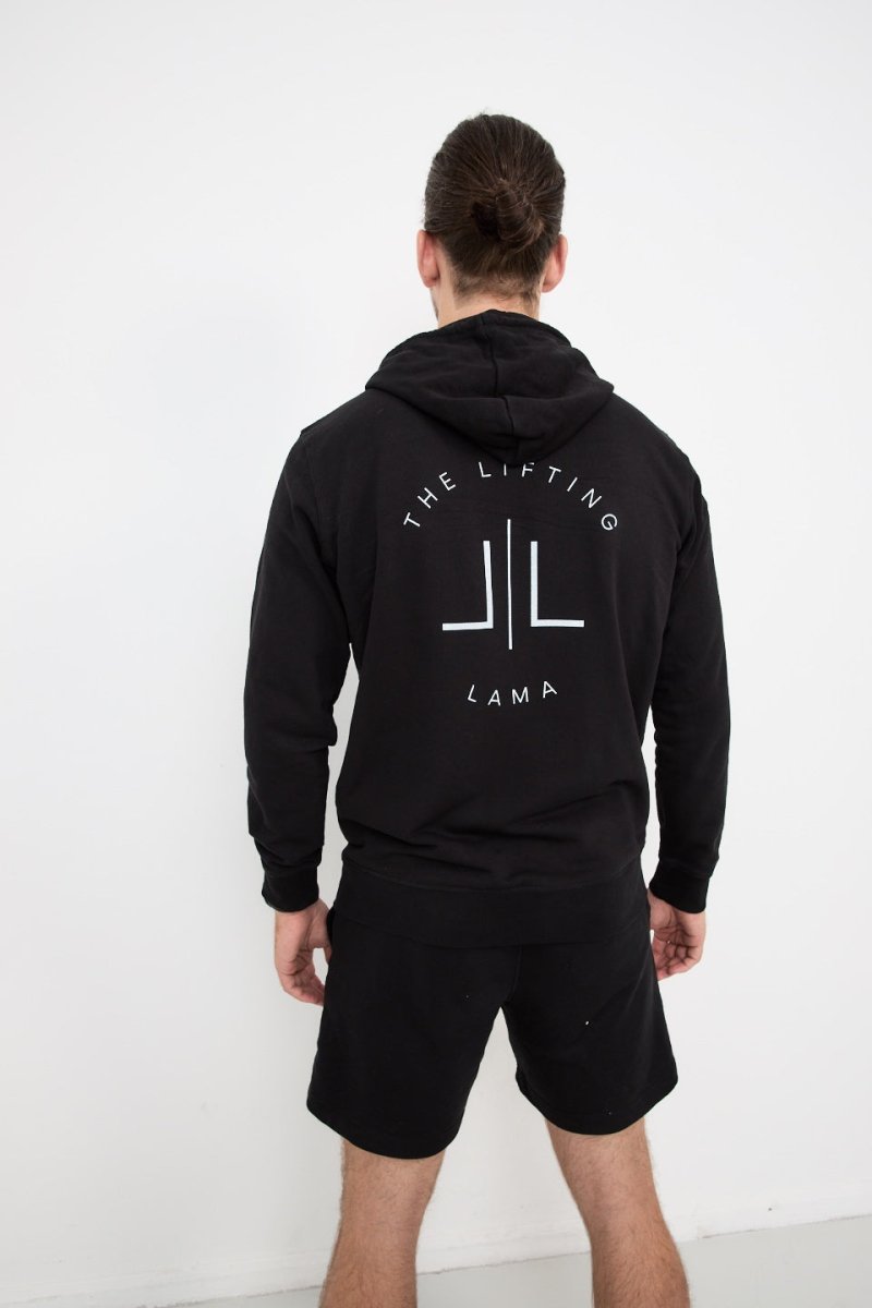 Original Lama Black Zoodie New - The Lifting Lama Hoodie